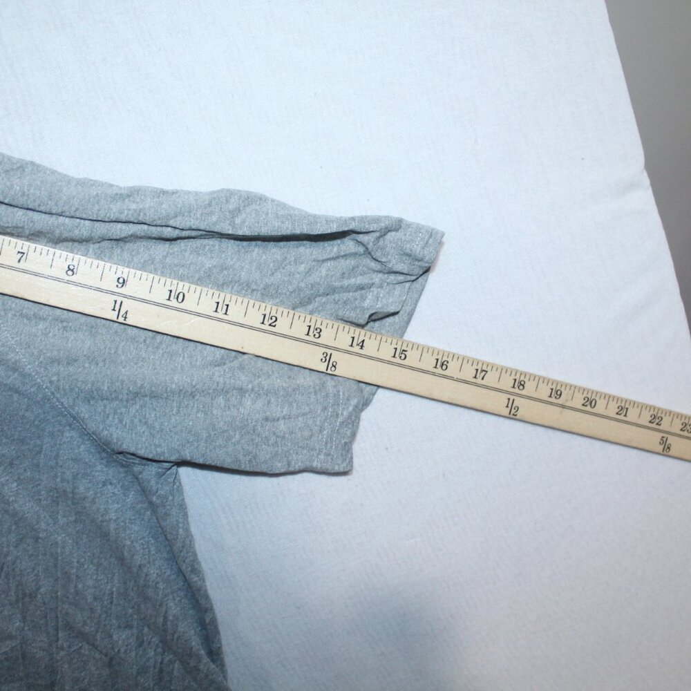 The Nike Tee Men Gray Tee Shirt Running Dri Fit Casual Size LT - Picture 10 of 10